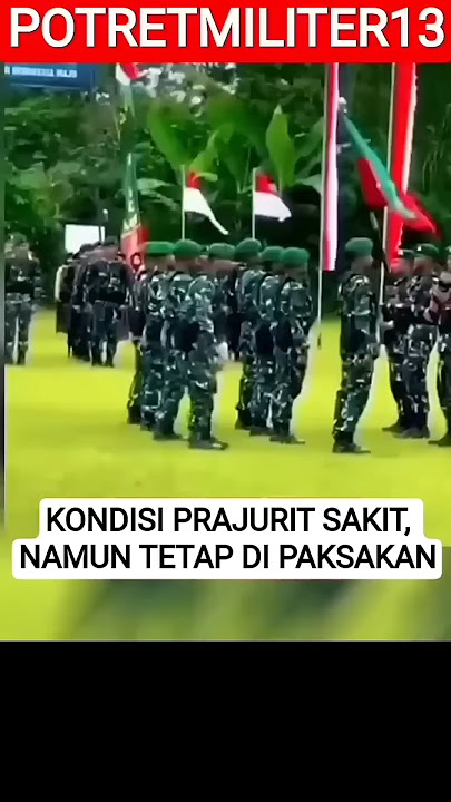 TNI members are already feeling sick, but are forced to take part in the ceremony #shortsbeta