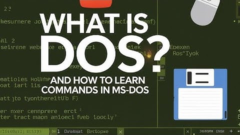 DOS commands #diskoperatingsystem
