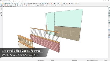 Chief Architect X10 New Features – Structural and Plan Display Features