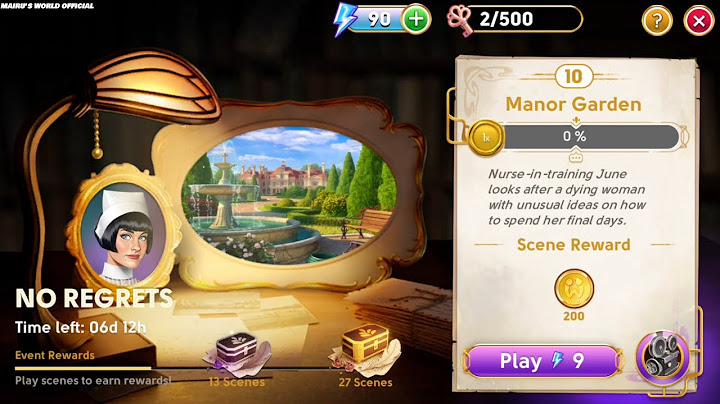 June's Journey Secrets 28 Scene 10 Manor Garden Silhouette Mode 4K ULTRA HD
