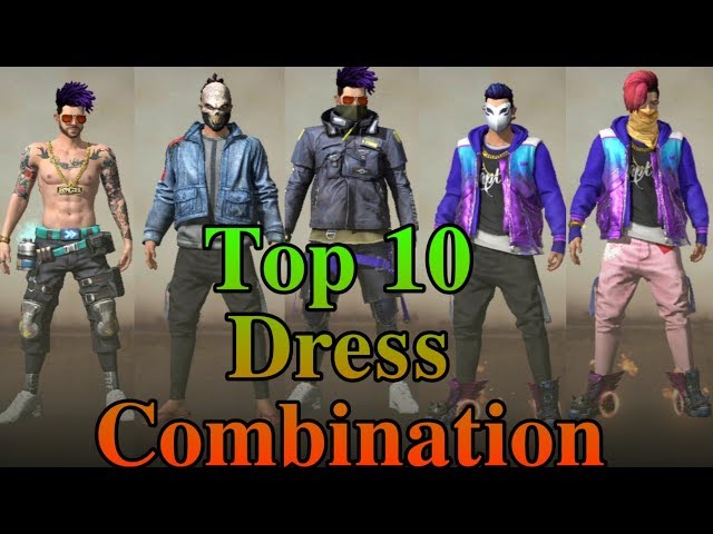 Top 7 Free fire dress combination for noob | Best costume combination for  noob | ujjain gang - YouTube
