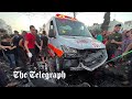 Israel strikes Gaza ambulance it claims was used by Hamas terrorists