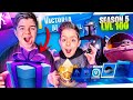 LE REGALO EL PASE DE BATALLA AL 100 A MI HERMANO SI GANA LA PARTIDA!! EN FORTNITE