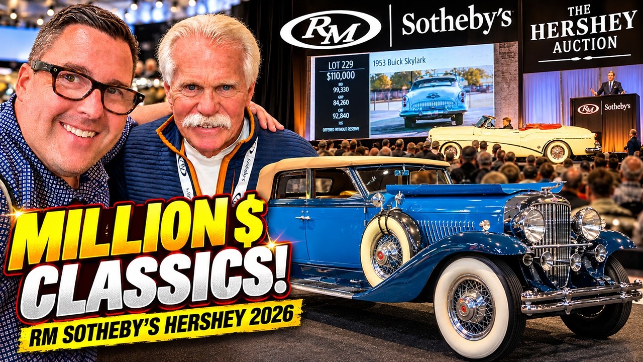 RM Sotheby's Hershey 2026 | EVERY CAR, Prices, Live Auction & Wayne Carini!