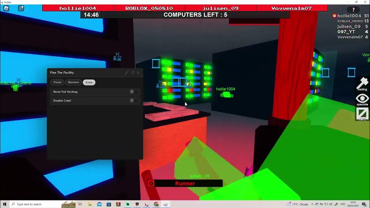 Flee the Facility Script (PASTEBIN) YouTube