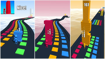 STACK COLORS BY VOODOO NEW UPDATE GAMEPLAY WALKTHROUGH PART 8 | ALL LEVELS 37 38 39 40 |