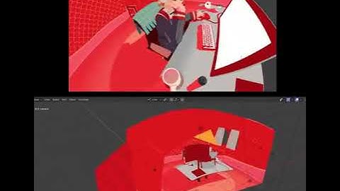 Film Director and 3D Artist Popreq xcomPOPREQ unveiled this vibrant 3D scene with a fisheye effect
