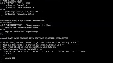 System Configuration files in the Bash Shell Part ONE 6