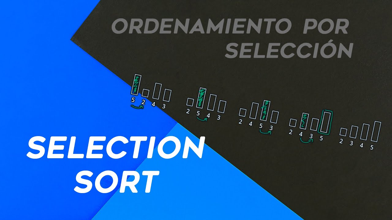 Aprende Ordenamiento por Selección| Selection sort | Código en C++ ...