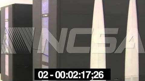 NCSA b-roll video: Blue Waters Spectra Logic tape storage