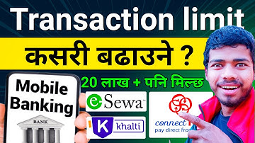 [व्यापारीले करोडौंको कारोबार, कसरी?]How to increase transaction limit| Mobile banking,Esewa MrBhim