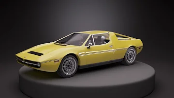 Maserati Merak (1973) 3D Turn Around - Israel Tenorio