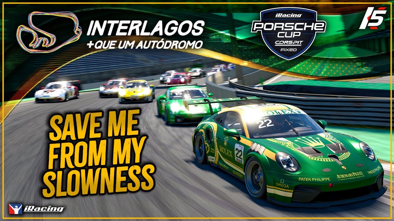 Porsche Cup - Интерлагос - iRacing Road Gameplay