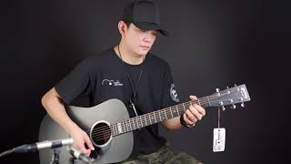 Martin dx johnny cash guitar review 马丁签名款