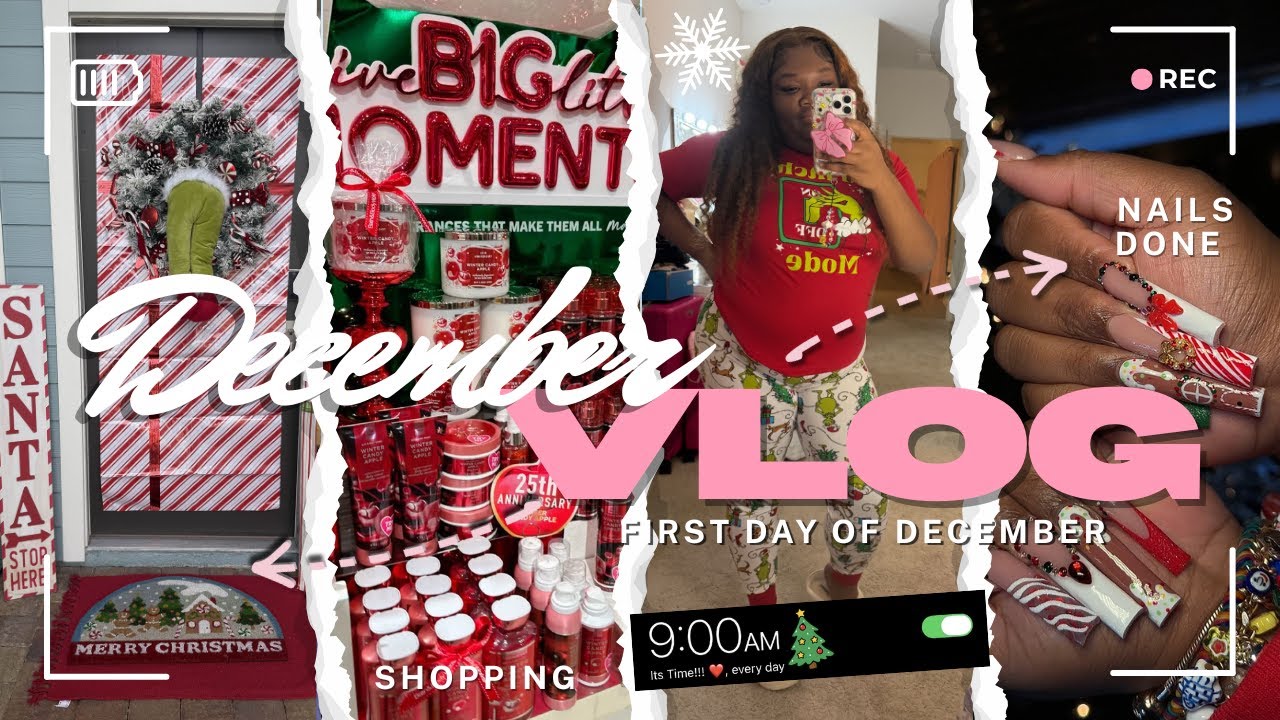 FIRST WEEK OF DECEMBER VLOG ❄️| Christmas Shopping, Bath & Body Works, Buying presents