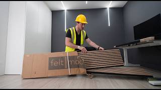 Unboxing The Best Acoustic Slat Panels (Felt Modern)