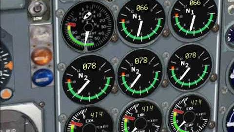 B727 Instrumentation Draft EGT N1