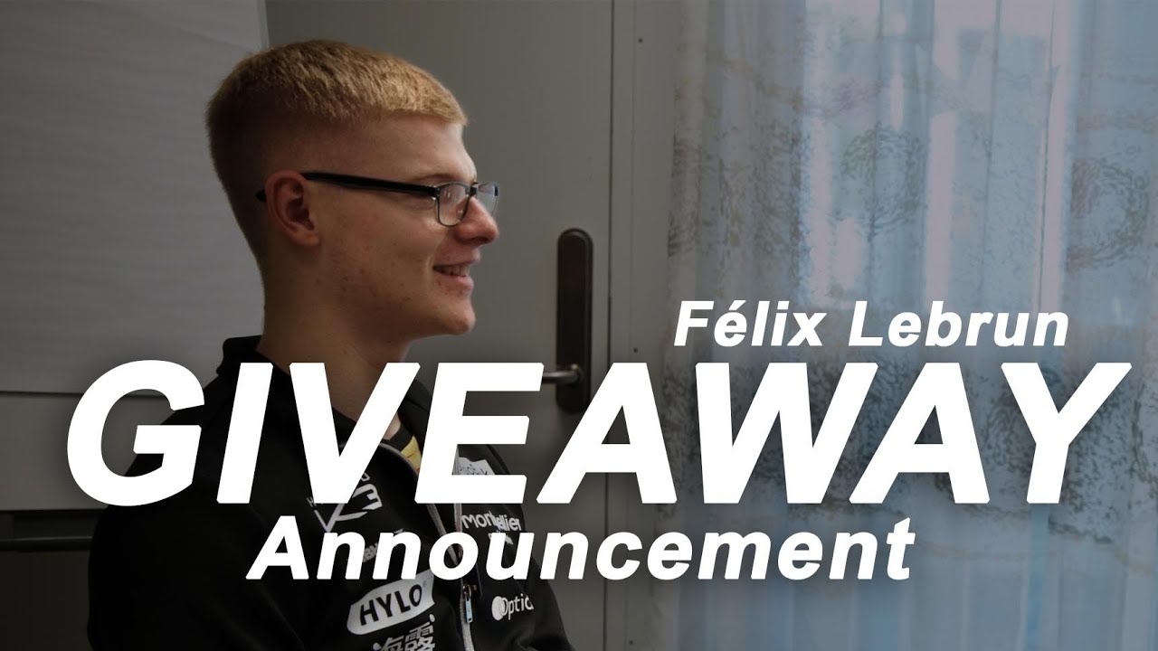 Giveaway Announcement with Félix Lebrun