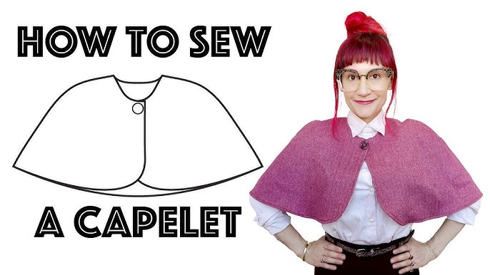 diy-capelet-sew-along-with-pattern-youtube