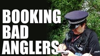 Police rod-licence patrol on British rivers