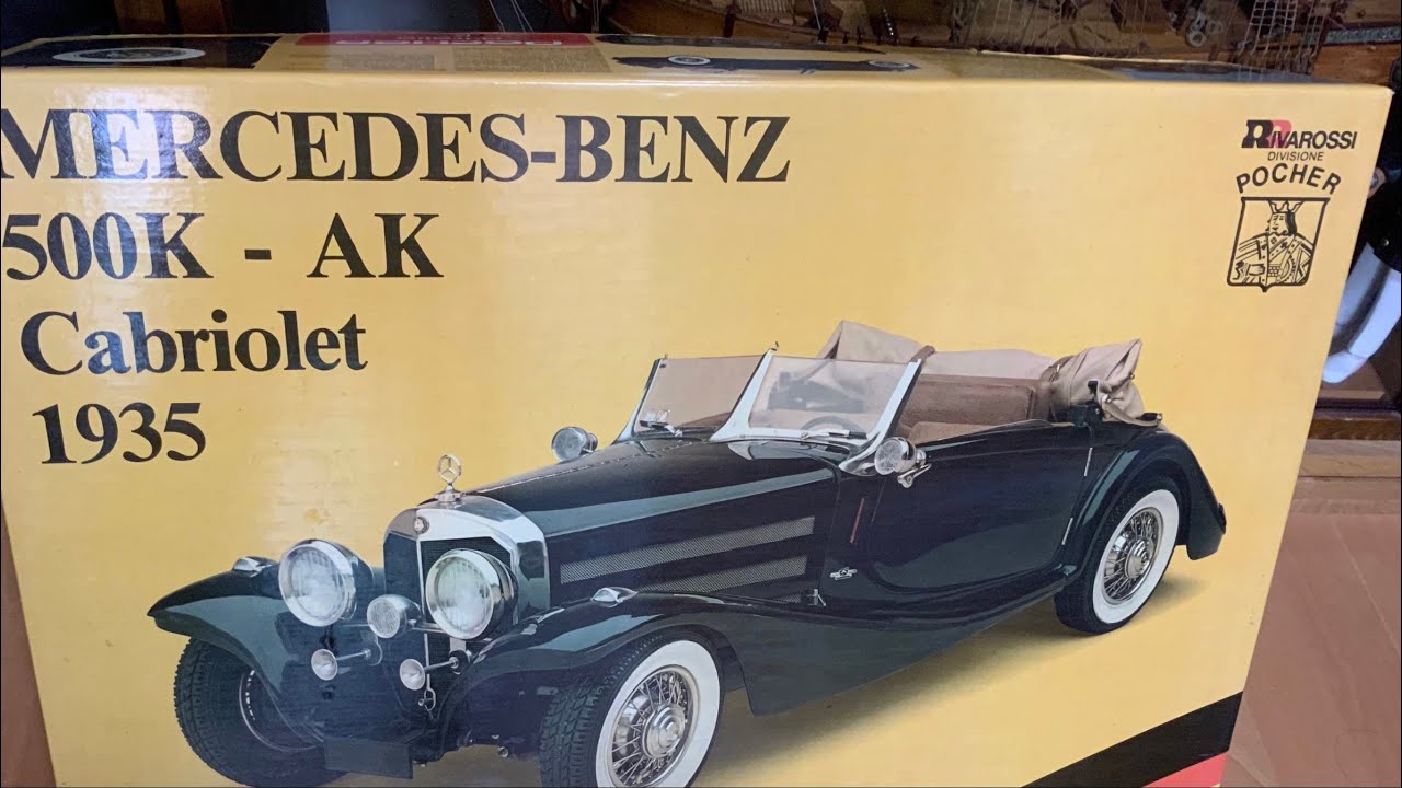 VINTAGE POCHER Mercedes-Benz 500K-AK Cabriolet 1935 KIT - 1