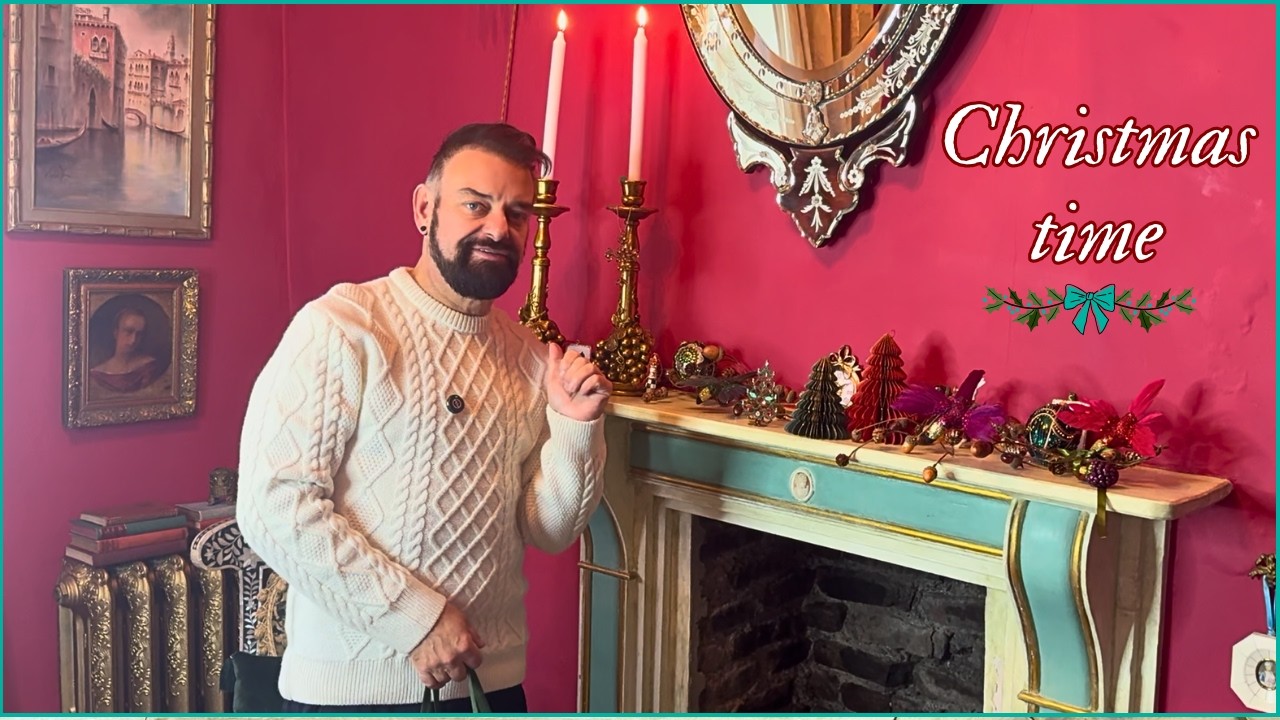 👉 Рождественское оформление камина и шоколадно-кокосовые макароны🎄