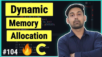 Dynamic Memory Allocation In C | malloc() | calloc() | realloc() | free () | In Hindi By Nirbhay