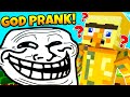 GOD MODE PRANK! | INVISIBLE COMMANDS LUCKY BLOCK MINECRAFT MODDED MINIGAME | JeromeASF