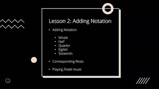 Celebrity Finale Notepad - Lesson 2 (Notation) Wealth