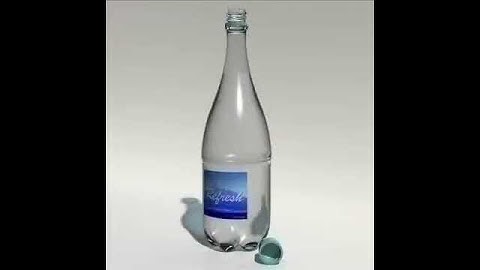 3D Model Bottle Of Water Review