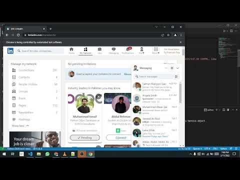 Linkedin Connection request sender using python selenium