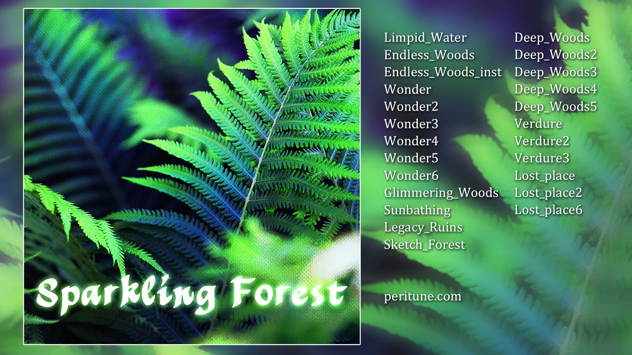 【無料フリーBGM】幻想的な森の音楽素材集「Sparkling_Forest」