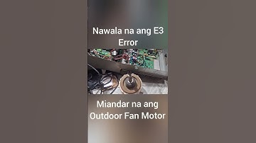 Carrier 3TR Floor Mounted Inverter Ed & E3 Error