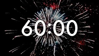 1-hour countdown timer / 60-minute timer for New Year's Eve celebration with fireworks at the end by TIME OUT - The Relax Channel 1,697 views 5 months ago 1 hour, 10 minutes