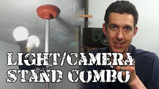 DIY Light Stand for home studio (holds camera too!) for $10 by The Frugal Filmmaker 6,746 views 3 years ago 4 minutes, 46 seconds