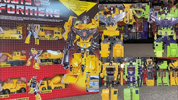 Transformers tonkanator review. G1 devastator complete collection comparison tonka 2022 crossover