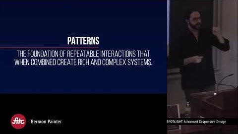 Bermon Painter — Responsive Design Patterns for an Evolving Web