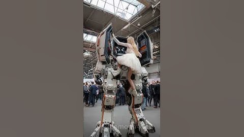 Test drive a large mech #humanoid #automobile #nextgenai #robot #aiartmodellookbook #future #model