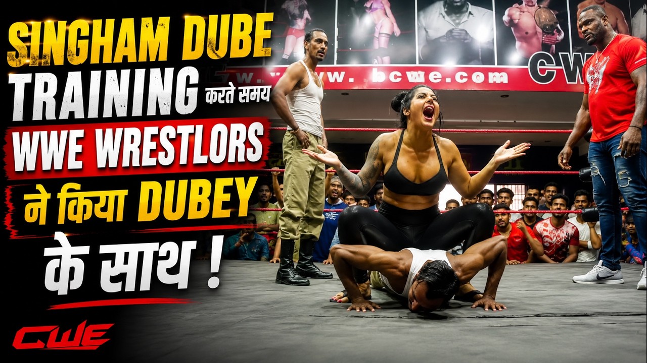 CWE में Singham Dubey की Training! WWE Wrestlers ने Dubey के साथ किया कुछ ऐसा 😱🔥#rakhisawant