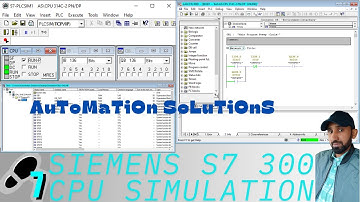 Simulation Siemens S7-300 CPU with Simatic Manager