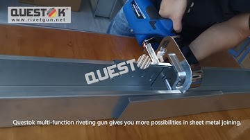 Questok riveting and clinching gun provides different solution for sheet metal joining