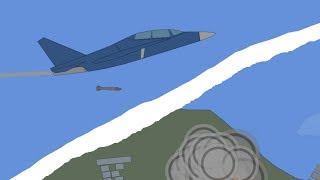 Aerial bomb in Algodoo Авиационная бомба