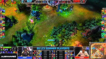 Gambit Gaming vs Ninjas In Pyjamas Game 2 LCS Summer Playoffs Round 1