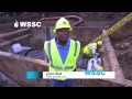 Emergency Repairs to WSSC's 54-Inch Water Main in Forestville - July 2013