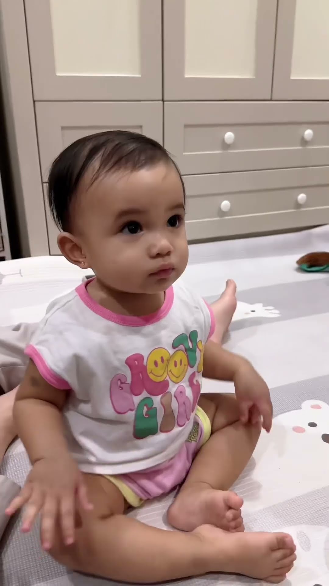 Udah bisa ngambek adek, masyaallah?