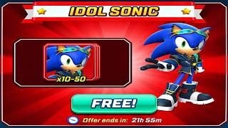 Sonic Forces Speed Battle Heroes Event: Idol Sonic Free Cards (android, ios) gameplay