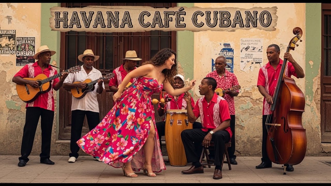 Café Cubano Music ☕: Cuban Café Serenades & Relaxed Jazz Rhythms • mix80