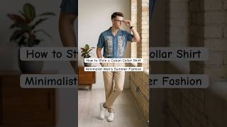 How to Style a Cuban Collar Shirt | Minimalist Men's Summer Fashion #mensstylepro #fashion #shorts