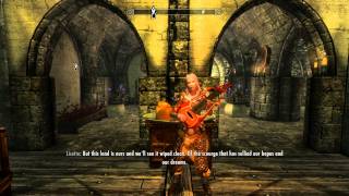 Skyrim - Age Of Aggression (Malukah cover) sung by in-game bard (with lyrics)