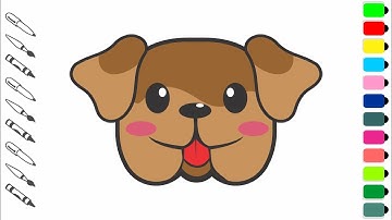 Dog Cartoon Drawing I CorelDraw Tutorial I Cartoon Drawing